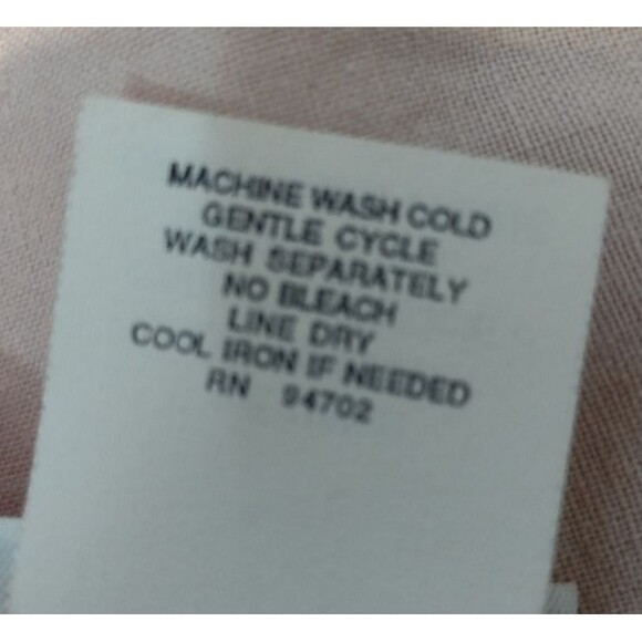 Vintage 90s Cotton Studio Pink Maxi Dress Small Cottagecore Boho - Picture 5 of 9